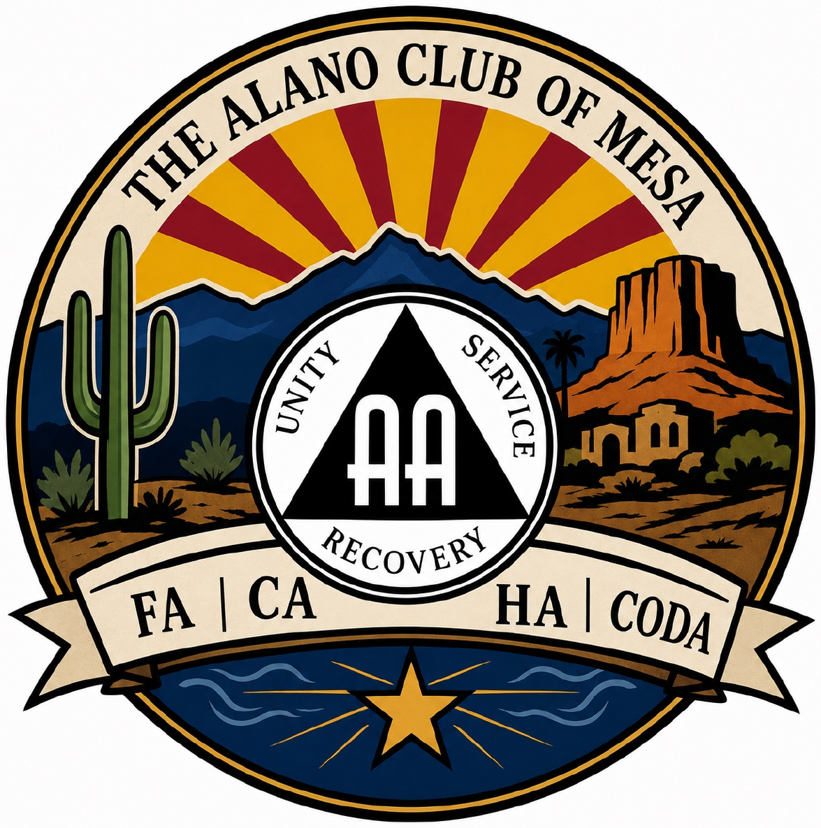 Alano Club of Mesa emblem